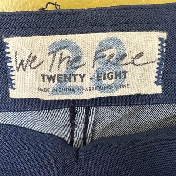 We The Free Dark Blue Flare Jeans - Picture 3 of 3